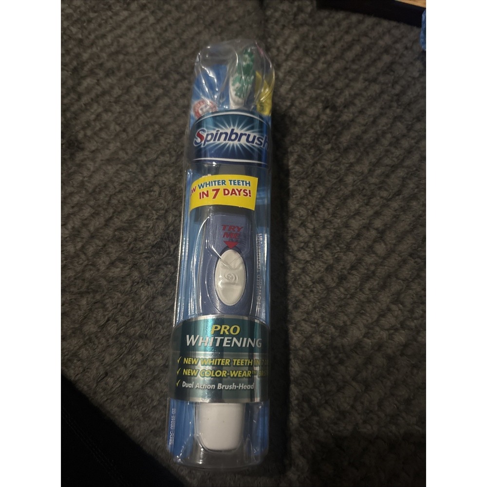 Arm & Hammer Spinbrush Pro Clean Toothbrush Battery Operated Whitening NEW